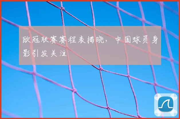 欧冠联赛赛程表揭晓，中国球员身影引发关注